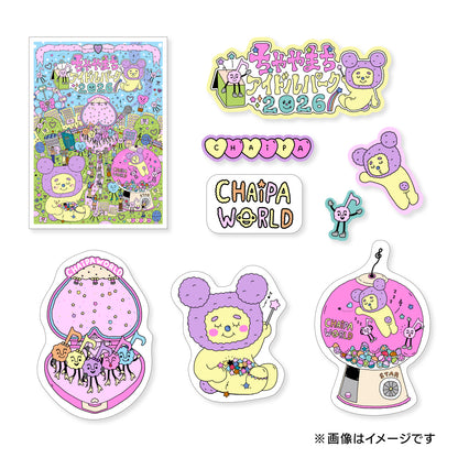 ちゃやまちアイドルパーク2026　ちゃいぱ　ステッカーセット