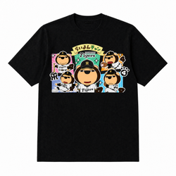 らいよんチャン×阪神タイガース　Tシャツ（ブラック）