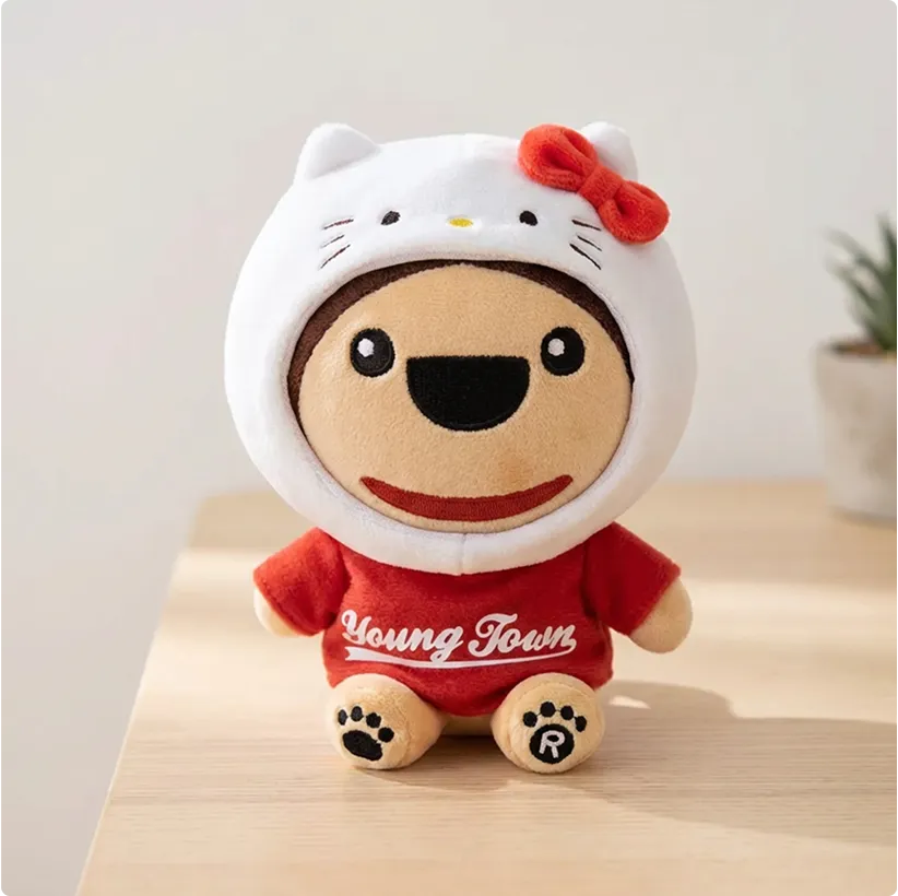 ヤンタン×サンリオキャラクターズ ぬいぐるみ（全７種）（キティ）