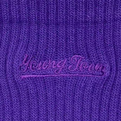 ヤングタウンのシャレオツ靴下（パープル）