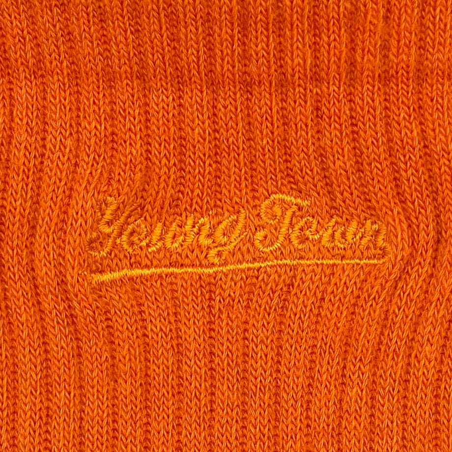 ヤングタウンのシャレオツ靴下（オレンジ）