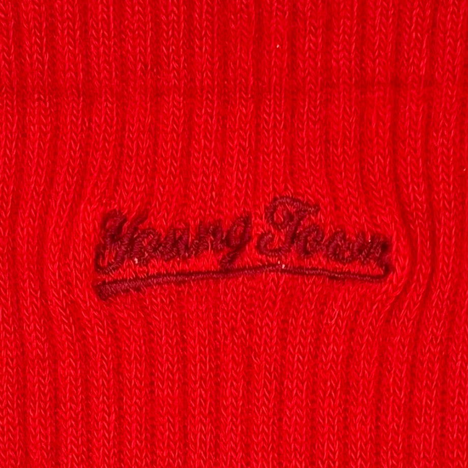 ヤングタウンのシャレオツ靴下（レッド）