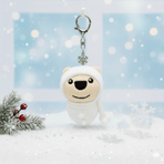 【冬季限定】ゆきだるまらじおんチャンキーホルダー＊＊雪の結晶チャーム付き＊＊