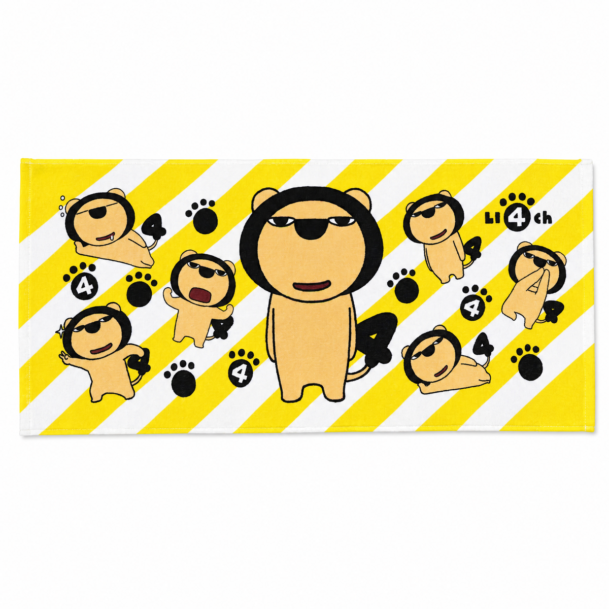 らいよんチャン　フェイスタオル