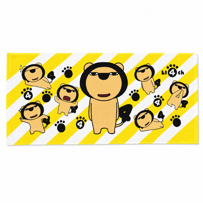 らいよんチャン　フェイスタオル