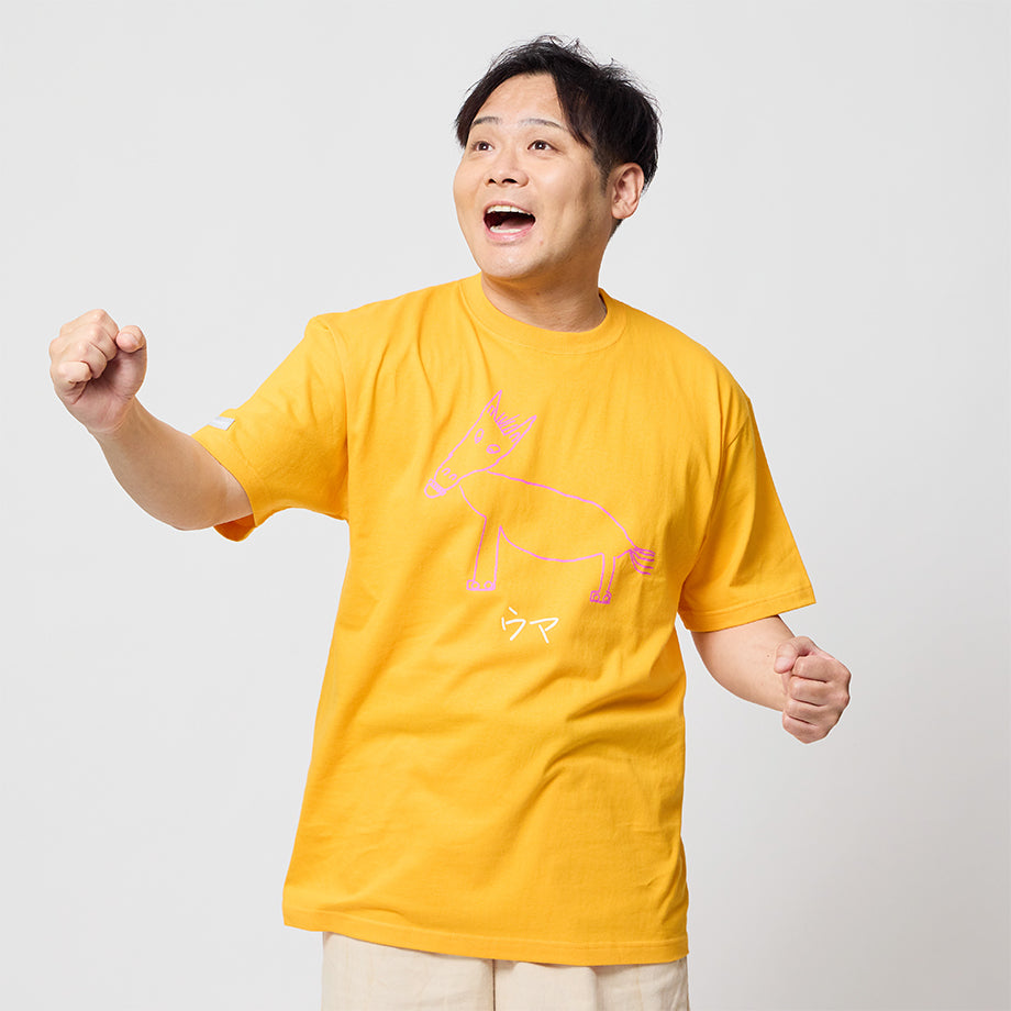 【フェス終了後発送】浜田大先生描き下ろしTシャツ（ウマ）
