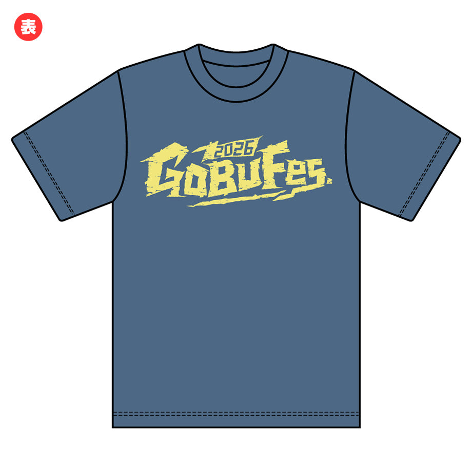 フェス終了後発送】ごぶごぶフェスオフィシャルTシャツ ヴィンテージ