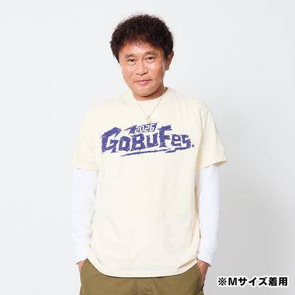 ごぶごぶフェスオフィシャルＴシャツ　ヴィンテージ（アイボリー）