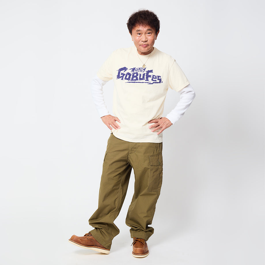 ごぶごぶフェスオフィシャルTシャツ ヴィンテージ（アイボリー