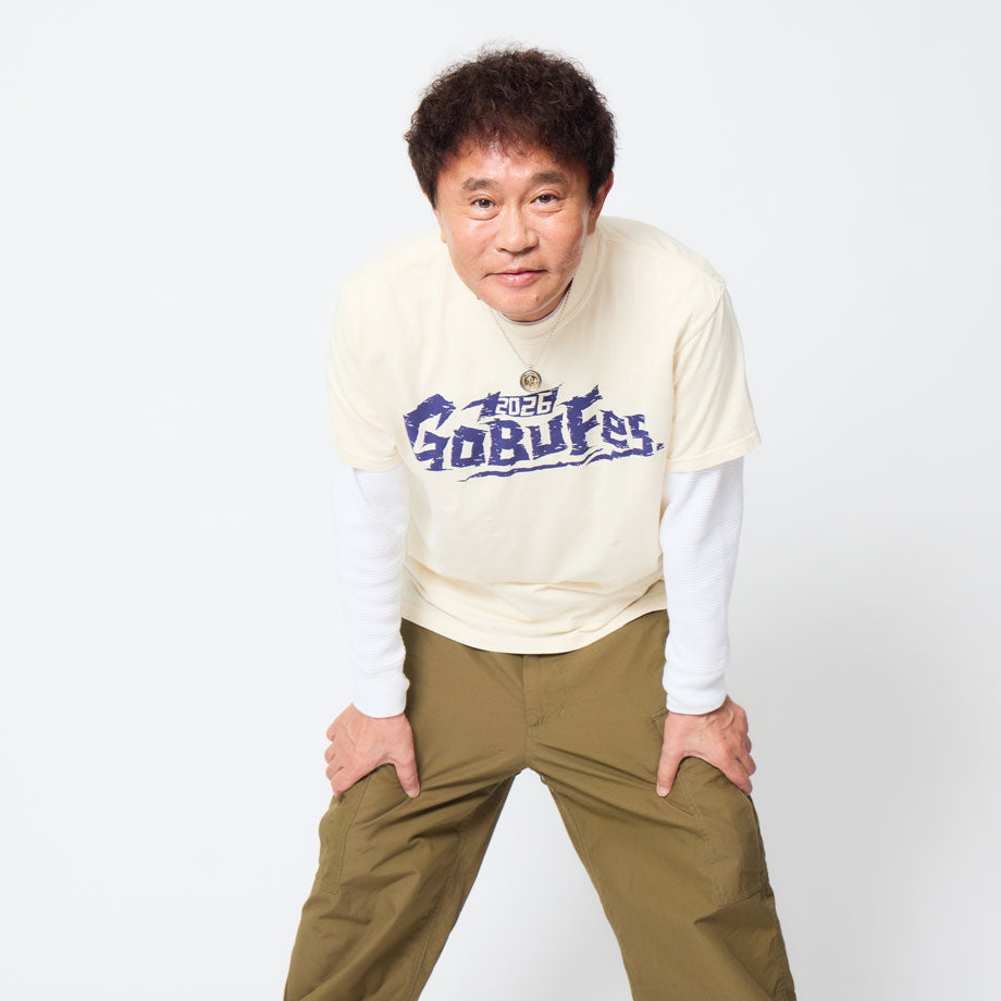ごぶごぶフェスオフィシャルＴシャツ　ヴィンテージ（アイボリー）