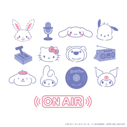 ヤングタウン×サンリオキャラクターズ TシャツA（ホワイト）