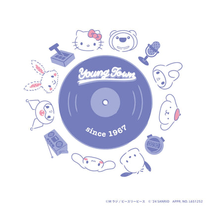 ヤングタウン×サンリオキャラクターズ TシャツＢ（ホワイト）