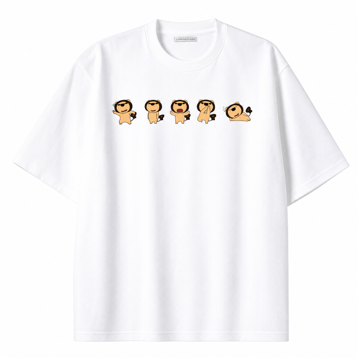 らいよんチャン　Tシャツ（ホワイト）