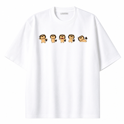 らいよんチャン　Tシャツ（ホワイト）