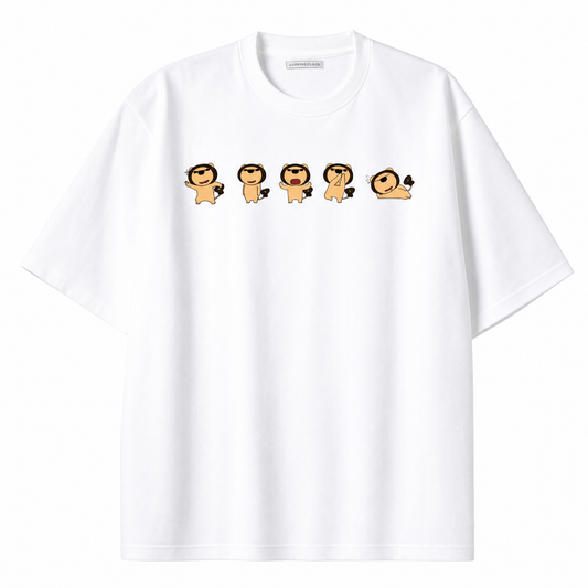 らいよんチャン　Tシャツ（ホワイト）